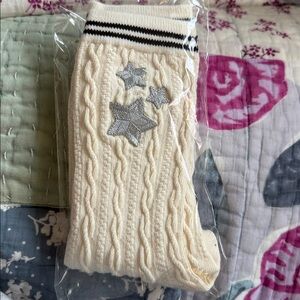 Taylor Swift Soft Cream Cardigan Socks